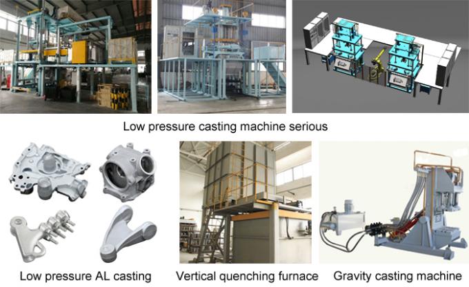 la basse pression de linceul en aluminium de turbine en aluminium moulage mécanique sous pression faisant la fabrication de machine